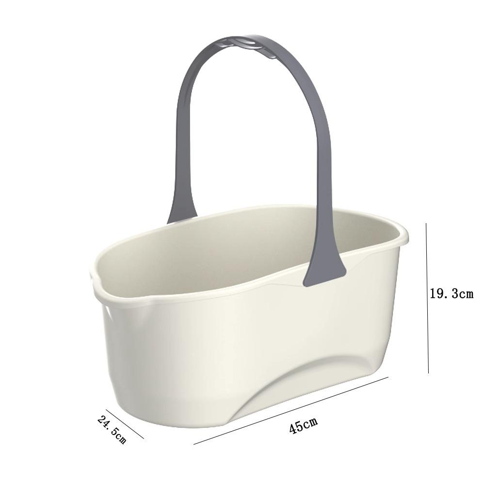 

Складне велике прямокутне відро для швабри - Портативне побутове відро для води