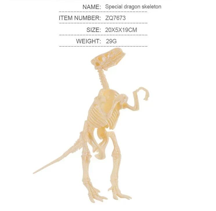 Puzzle Szkielet Dinozaura 3D [Montaż DIY] Realistyczne Kości+Ekologiczne, Nauka STEM/Więź Rodzinna