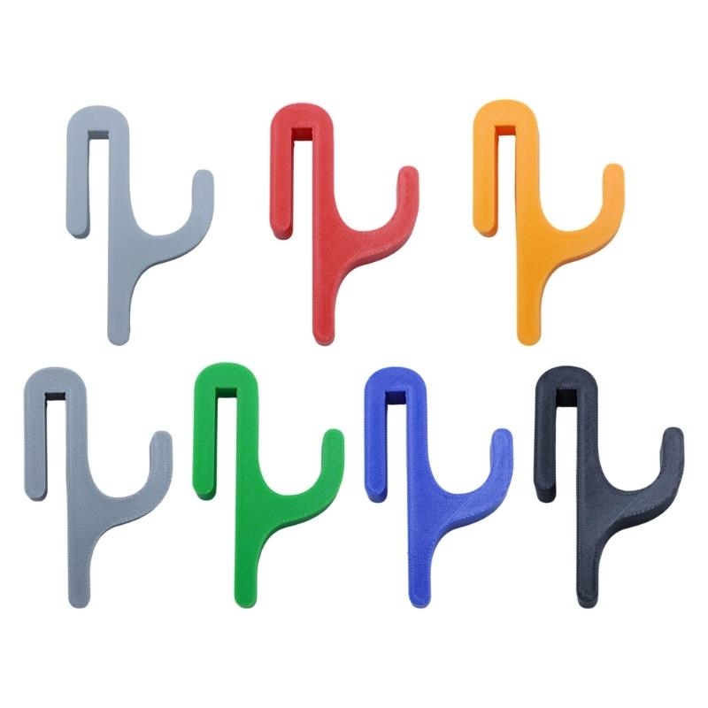 10Pcs Plastic Hanging Hooks For Shower Door Portable Portable Storage For Travel Camping Or Home Organization