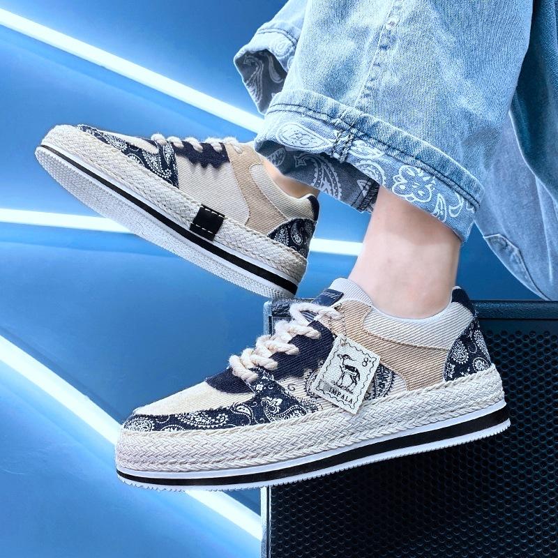 

Мужская обувь весна вельветовые кеды студенческая молодежная трендовая спортивная повседневная обувь мужская 2024 новая модная обувь мужская 39