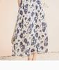Same Style French Waist Cinched Floral Dress for Women In the Shopping Mall, Summer 2026 Temperament Round Neck Bubble Sleeve Long Skirt