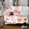 Aristocats Love Flannel blanket, soft and warm, suitable for beds and sofas, all seasons, portable travel blanket. 073097