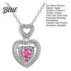 Celebrity Necklace Women Hollow Heart Pendant Shimmering Rhinestone Adjustable Length