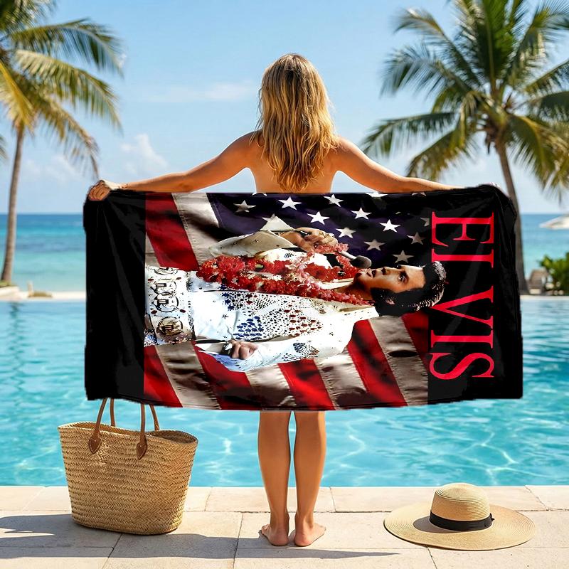 Elvis Fashion Beach Towel: Ideal for Summer Adventures Soft, absorbent and quick drying suitable for swimming and bathing
