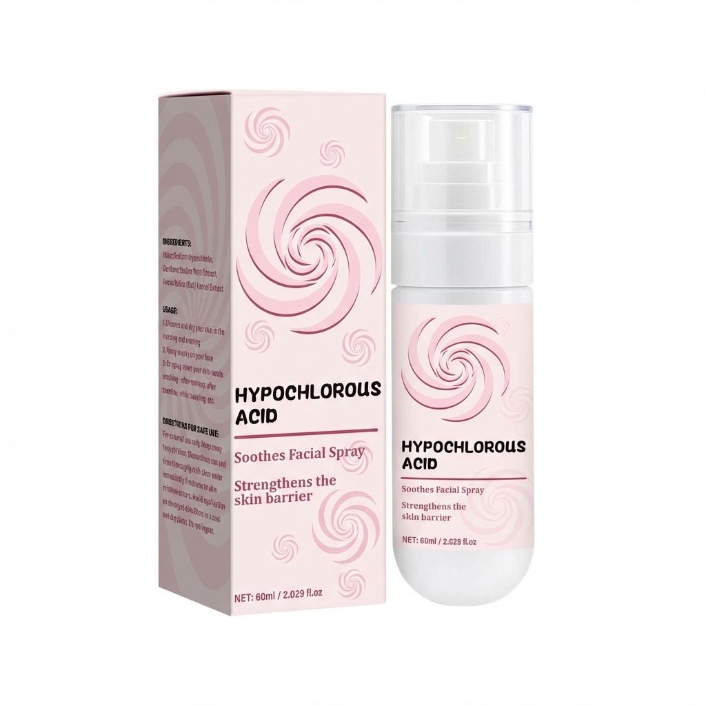 

Hydrochloric Soothes Facial Spray - Provides Long-lasting Moisture And Reduces Redness And Discomfort,60ml one size білий