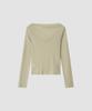Deolil Flow Cotton Drape T_Beige