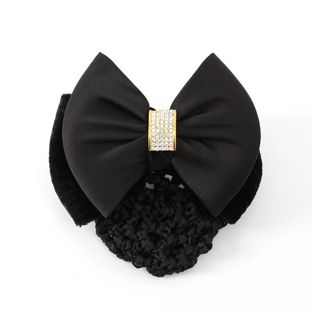 Women's Daily Square Cubic Ribbon Hair Net Updo Hair Net