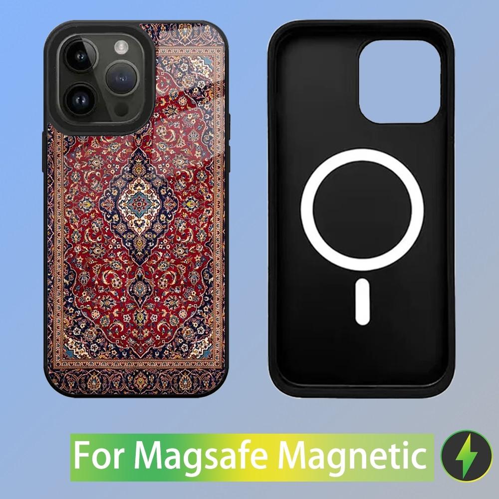 

Persian Carpet Floral Pattern Phone Case For iPhone 15,14,13,12,11,Plus,Pro,Max Mini Magsafe Magnetic Wireless Charging iPhone15pro