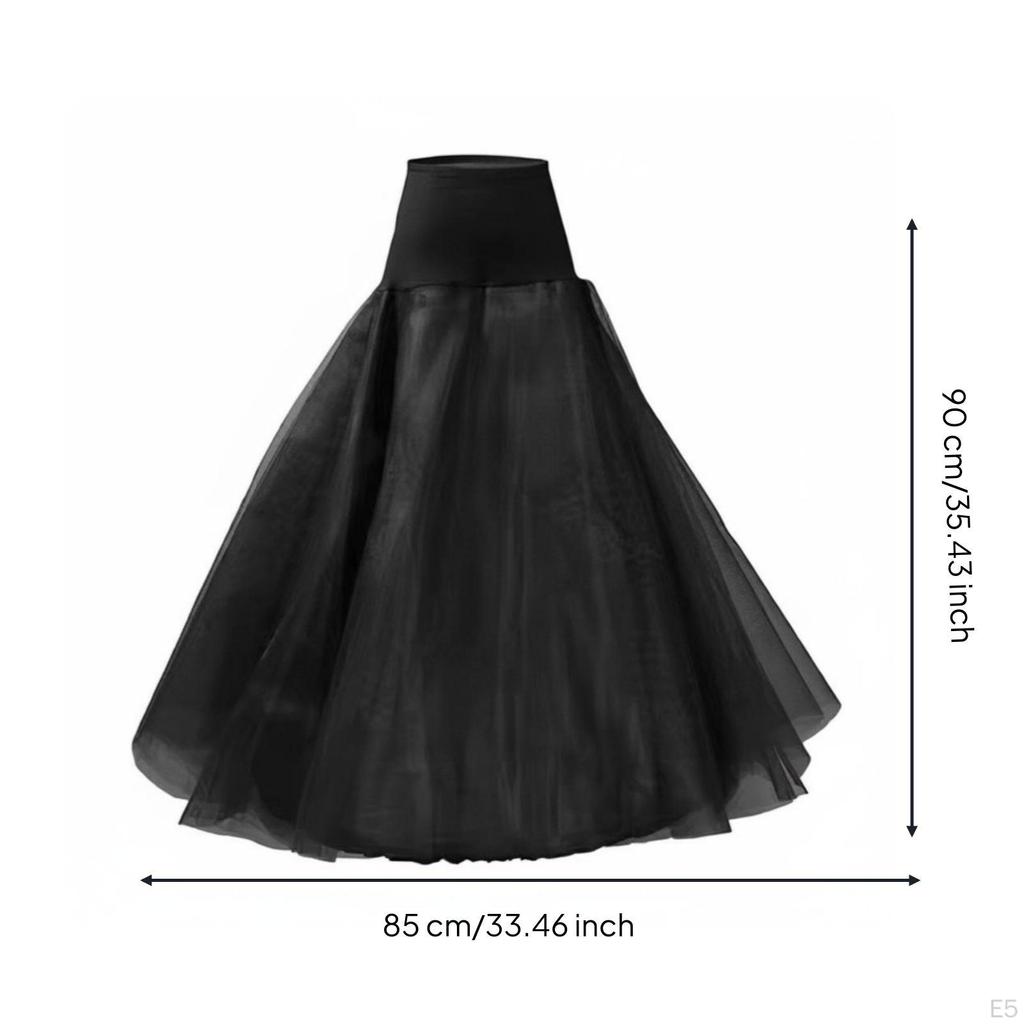 Netz-Unterrock Schicht-Tüll Bund Taille Unterrock für Hochzeiten,
