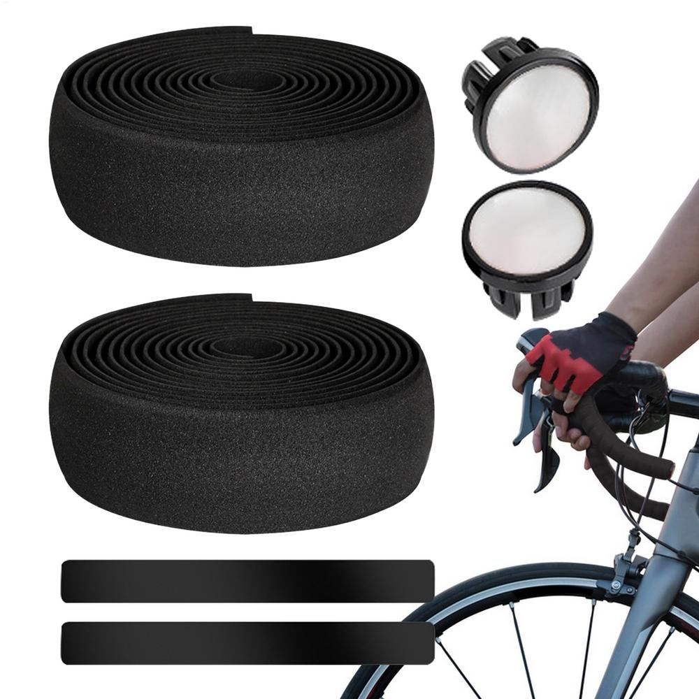 Bicycle Handlebar Wrap EVA Wrap Shock-Absorbing Grip Adhesive Bicycle Handlebar Tapes For Riding Motorcycling Comfort Upgrade