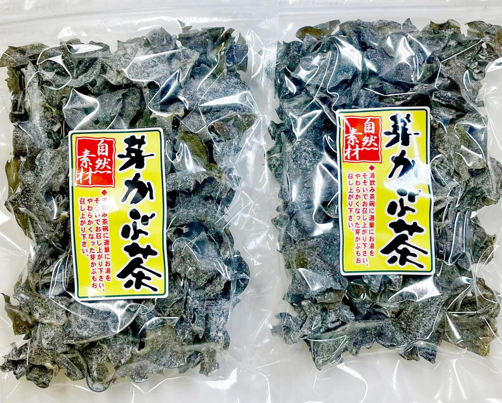 Seaweed Wholesaler Mekabu Tea X 2 Domestically with Kobu Rich In Minerals and Dietary Fiber Great for Rice and Side (75g Bags) Produced, Zipper,