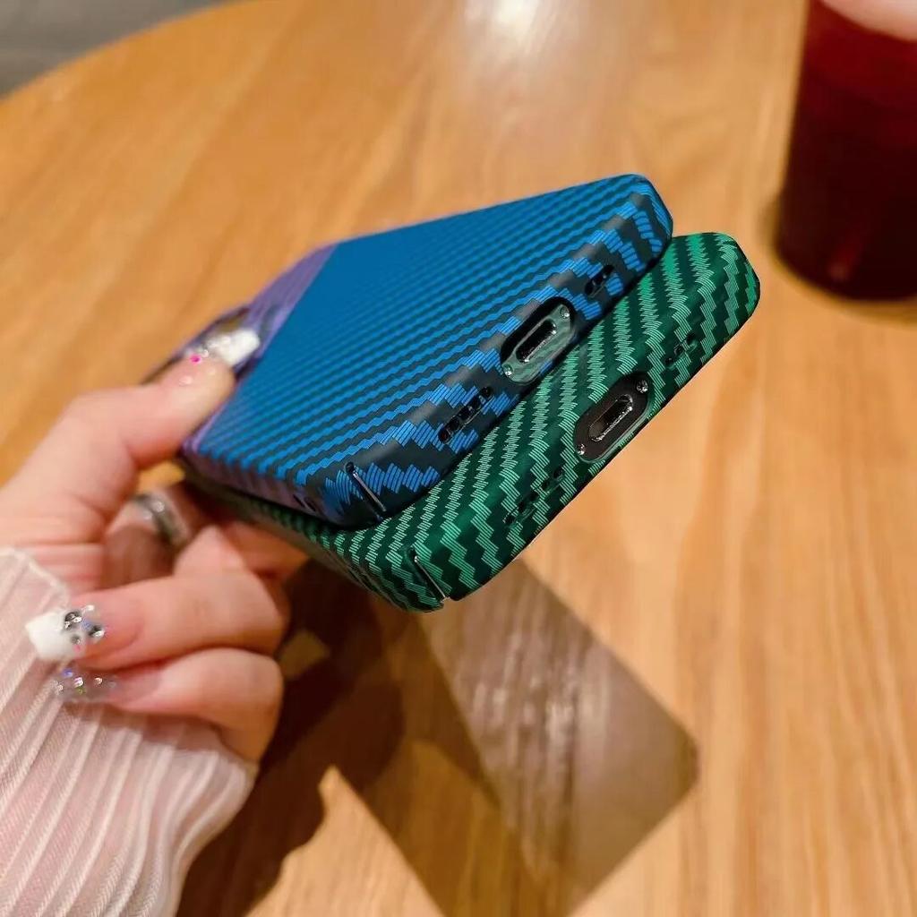 Moda padrão de fibra carbono fosco caso para iphone 15 pro max 14 13 11 12 ultra fino capa completa proteção telefone capa