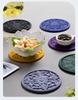 Classical Insulation Hollow Silicone Placemat Clay Pot Heat-Resistant Vegetable Bowl Plate Mat, Dining Table Anti Scalding Mats
