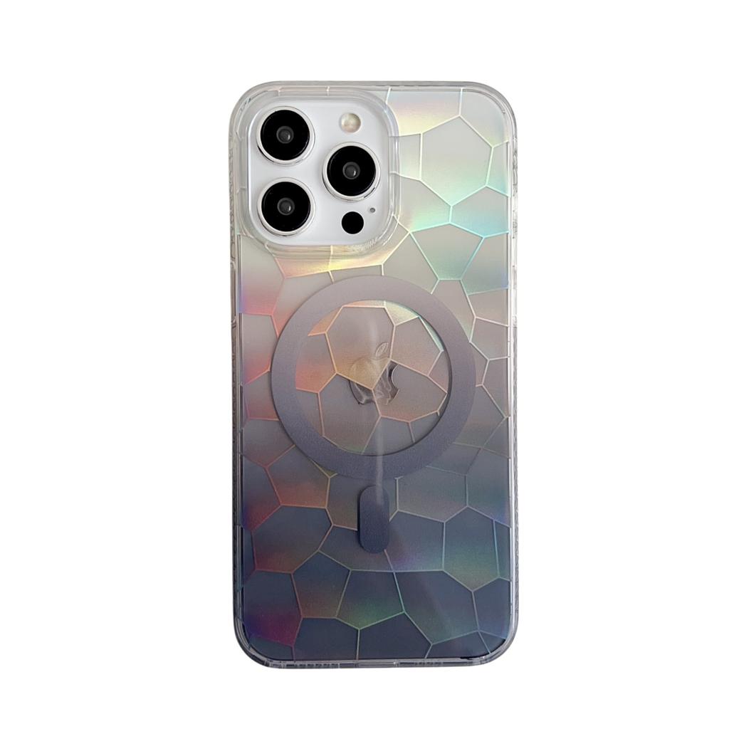 Aplicabil Pentru IPhone15ProMax Magnetic Laser Gradient Apple 15 Colorat 14 Transparent 13 Cub de Apă Husă Telefon