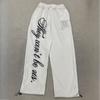 Pantaloni della tuta casual larghi tinta unita alla moda retrò Y2k