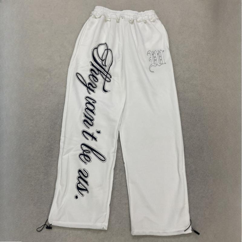 Pantaloni della tuta casual larghi tinta unita alla moda retrò Y2k