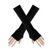 Koreaanse Stijl Zwart-Wit Gestreept Unisex Vingerloze Lange Mouwen Kerst Cosplay Cover
