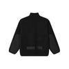 New FILA Velvet Feel Coat Men's Jet Black F51M249998F-BK