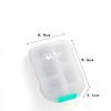 Portable Mini Pocket Pill Box 10 Compartment Small Pill Box Weekly Travel Pill Box Plastic Storage Box