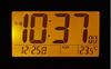 RHYTHM Alarm Solar 8RZ215SR19 Clock, Radio-Controlled, Powered, Temperature, Calendar, Silver, 8.3x10.8x4.5cm,