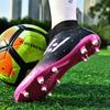 35-45Chaussures de football unisexes pour jeunes, grande taille, semelle souple en caoutchouc, clous longs, chaussures de football professionnelles pour entraînement sur pelouse artificielle