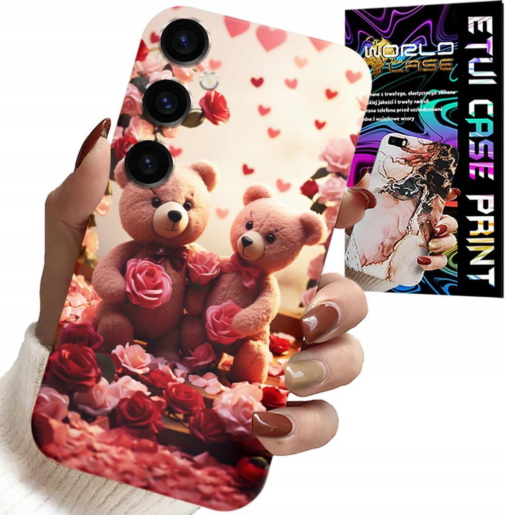 Etui Do Samsung Galaxy A05S - Misie, Love You, Serca Wiele Wzorów Case