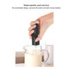 Electric Milk Frother Mini Hand Frother Wand Multifunction Efficient Low Noise for Coffee Lattes Hot Chocolate Carbon