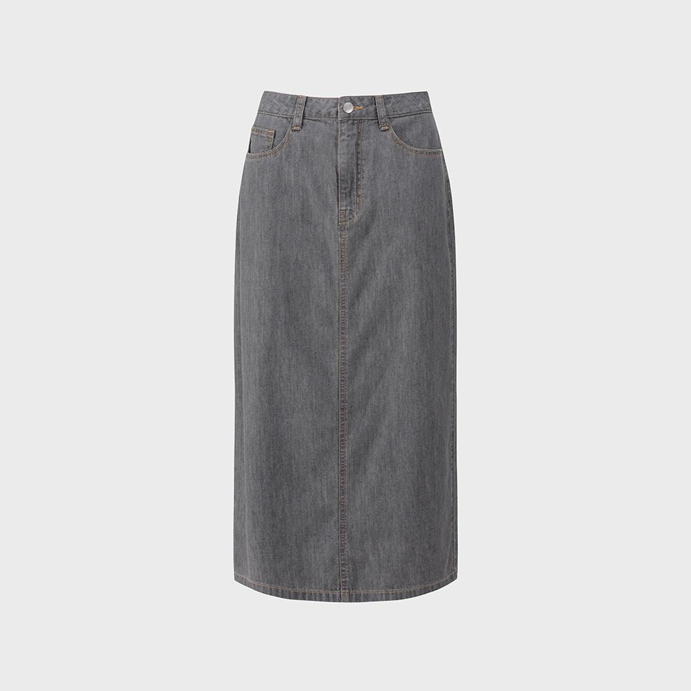 TOPTEN Women'S) Cool Denim A-Line Long Skirt_Msf2Rs2304
