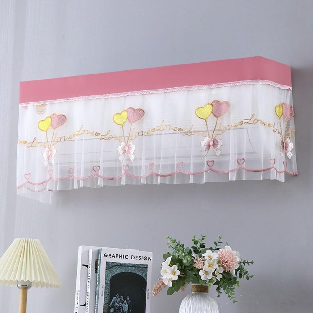 Wall Mounted Air Conditioner Dust Cover Anti-dust Portable Protective Cover Washable Cartoon Bear Print AC Covers Household