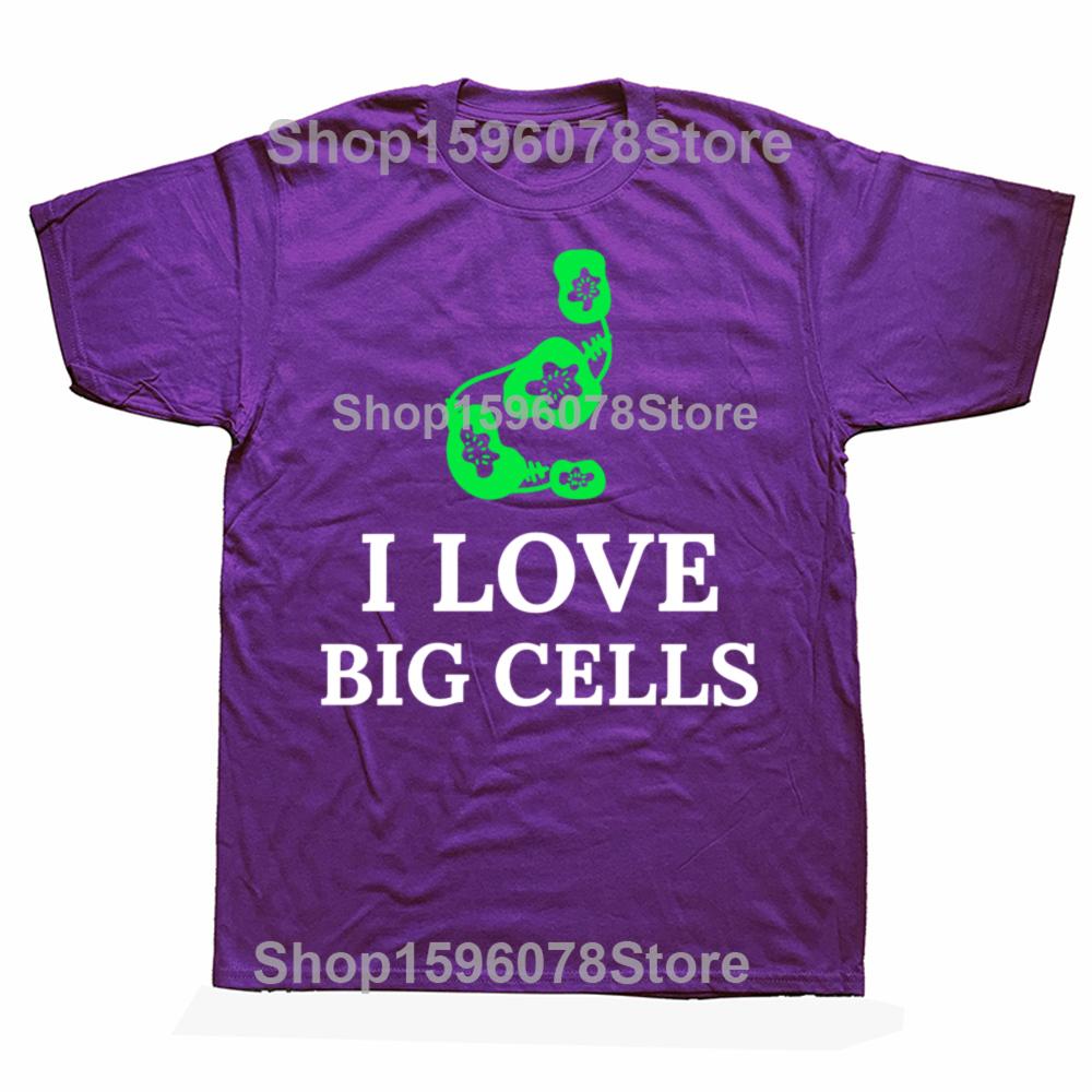 

Funny I LOVE BIG CELLS Biology Graphic 100% Cotton T-shirts Men Women s Fashion Casual Tshirt Loose Oversized Streetwear T Shirt 4XL