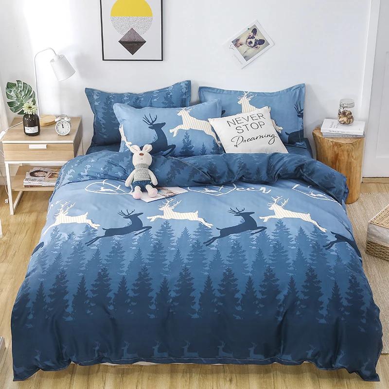 Cartoon Duck Duvet Cover Twin Queen Size, Cute Farmhouse Livestock Yellow Duck Bedding Set for Kids Boy Bedroom Decor 3/4pcs Set