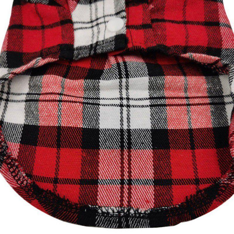 New Companion Cool and Stylish Plaid Dog Shirt for Summer Heat - High-Quality, Breathable Design for Maximum Comfort - Elevate Y