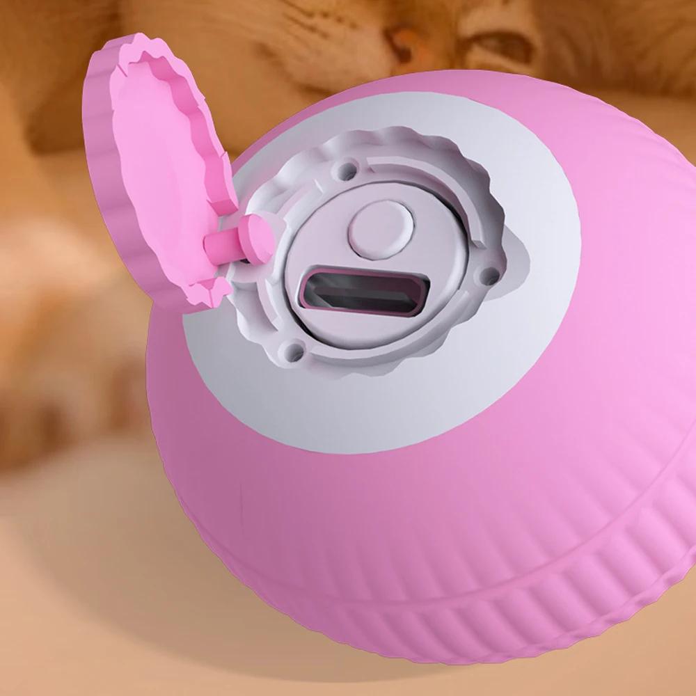 Electric Dog Cat Toy Automatic Rotation USB Recharge Interactive Toys for Cats Chase Interesting for Kitten Toys Pet Accessories