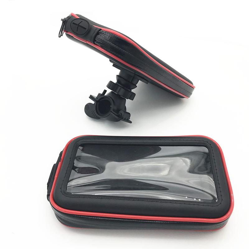 Universal Bike Phone Mount Life Waterproof Phone Holder Storage Bag For Bicycle Motorcycle Handlebar