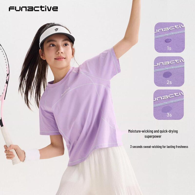 FUN ACTIVE Girls  Outdoor Sports Quick-Dry T-Shirt 150