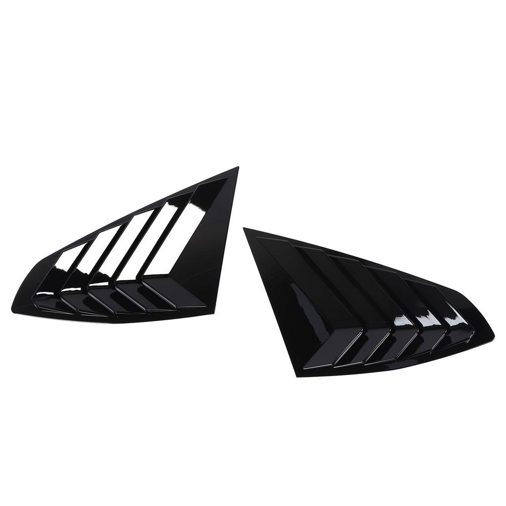 2PCS Rear Side Window Louvers Racing     Vent Scoop Shades Cover Blinds for 4 Series  6 Gran   2020 to 2024