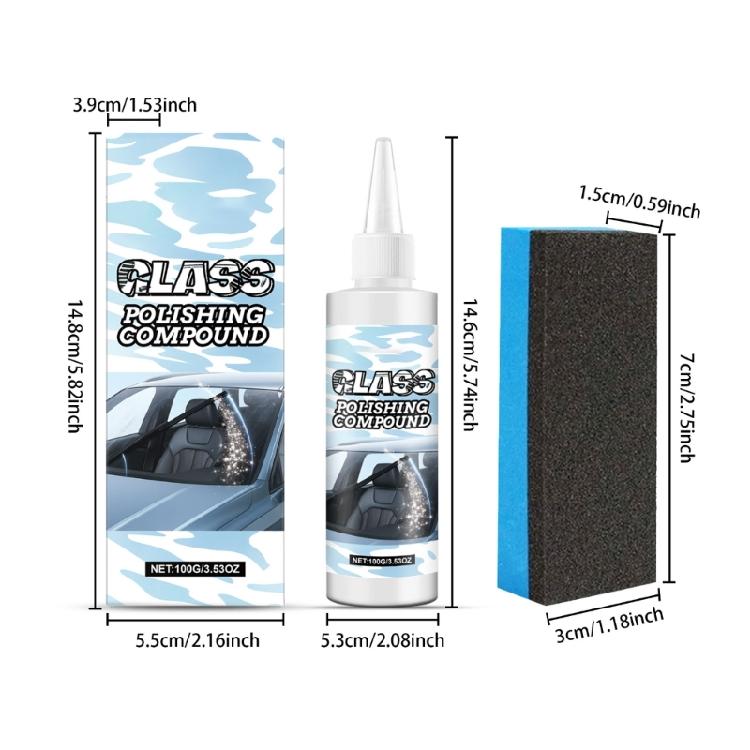 Upgrades Oil Film Remover Paste for Car Windshields Providing Enhanced Visibility & Driving Safety Through Deep Cleaning