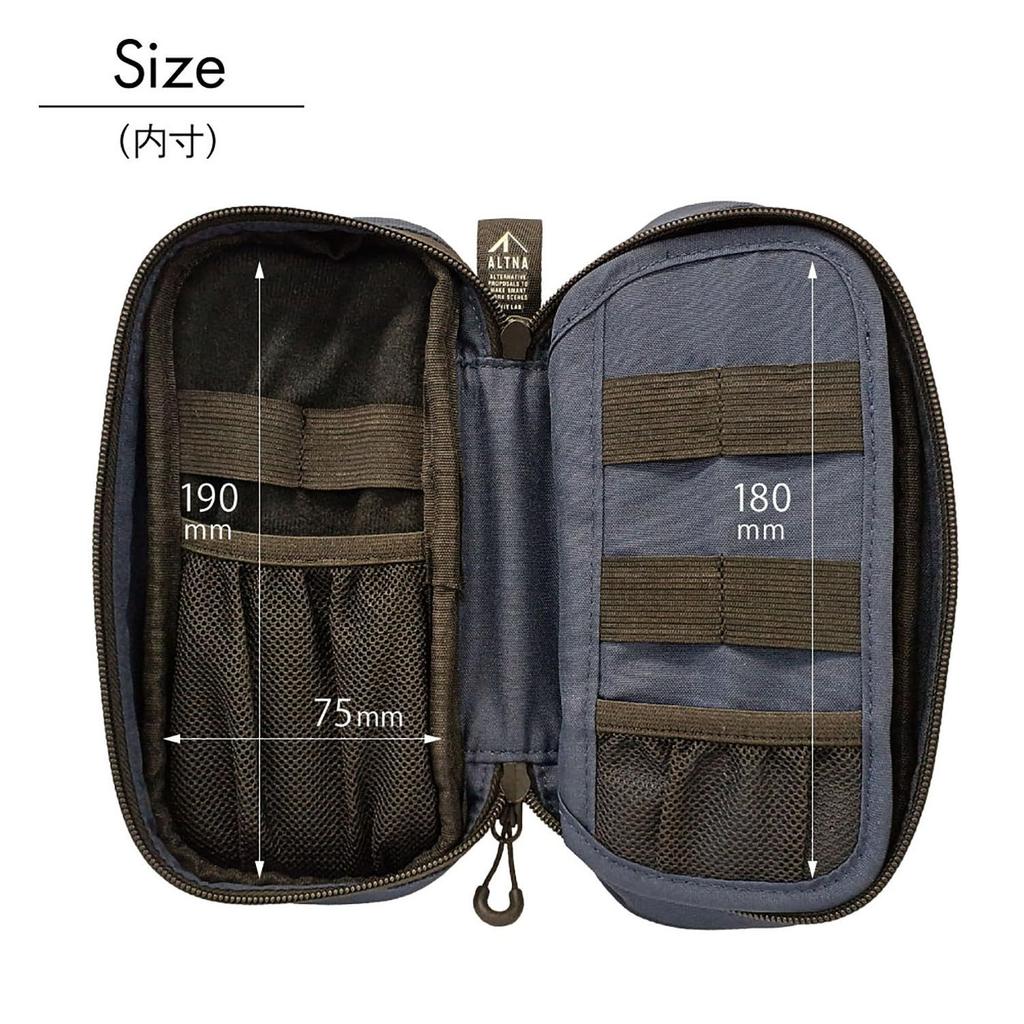 Lihit Lab Cordura Gadget Tool Standard Pouch/Pen Pouch, Olive, A7764-22,