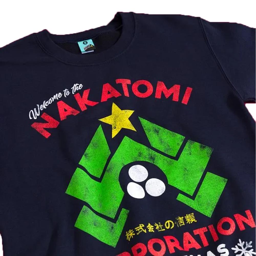 Die Hard Unisex Adult Nakatomi Corparation Christmas Sweatshirt