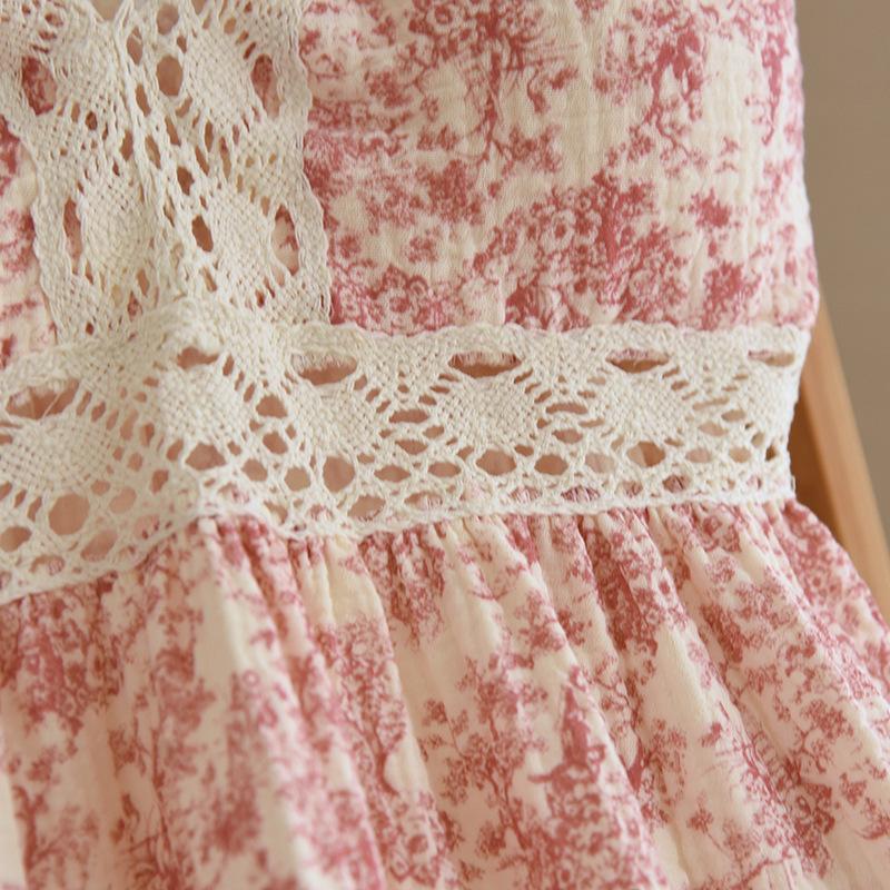 Cămașă de noapte de vară fără mâneci Rochie de noapte Femei Pijamale Bumbac Pur Rochie Pijamale Femei Îmbrăcăminte de noapte Gât în V Rochie de casă