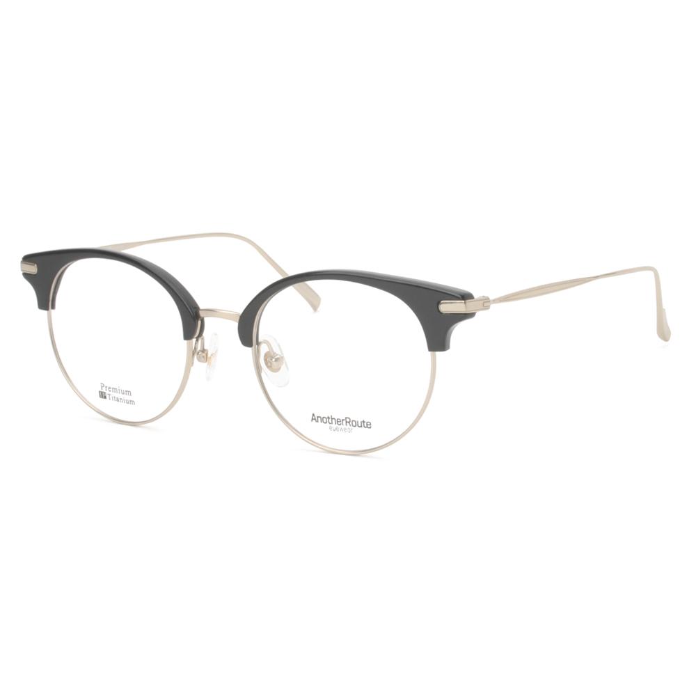 Eonadeoluteu Vintage Titanium Eyeglass Frames Anne Metal Combination Half-Rim