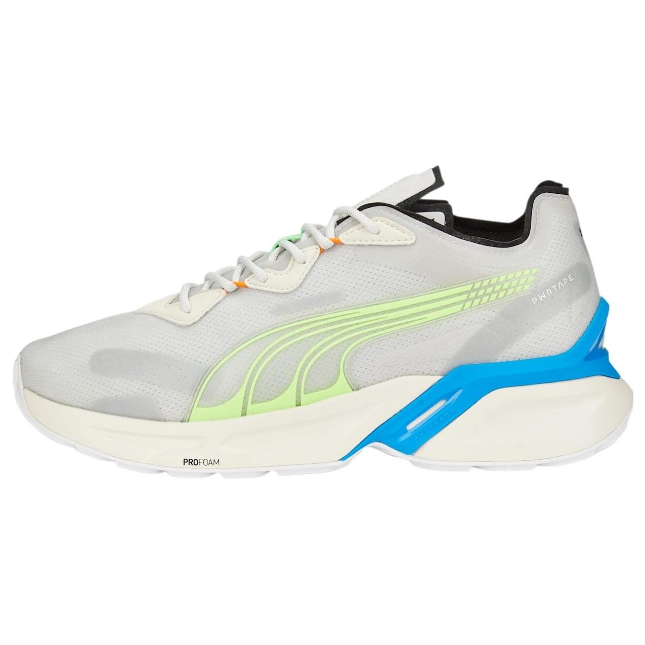 PUMA Pwrframe Aerogram Blaze White Green Blue Men s 387038-03 EU 42