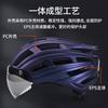 Magnetic Goggle-Compatible Cycling Helmet With Rear LED Light Road Bike Riding Adults Unisex