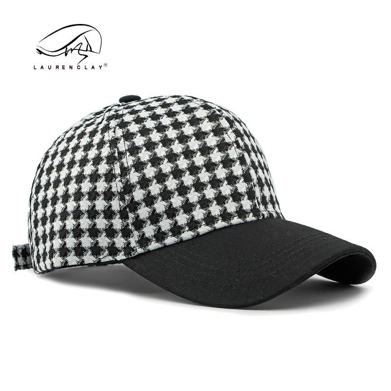 

Hat women s fashion versatile thousand bird grid hard top baseball cap splicing retro sunshade cap men s tide Adjustable зелений