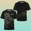 Neues Heißes 3D-Druck Boutique Tischtennishemd Trainings-T-Shirt Schweißaufnahme Bequemes Oberteil Badminton Sport Rundhals O N
