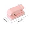 Plastic Hole Puncher For Multi Page Documents Smooth Punching Mechanism Travel Friendly Design Ideal Study Office Tool