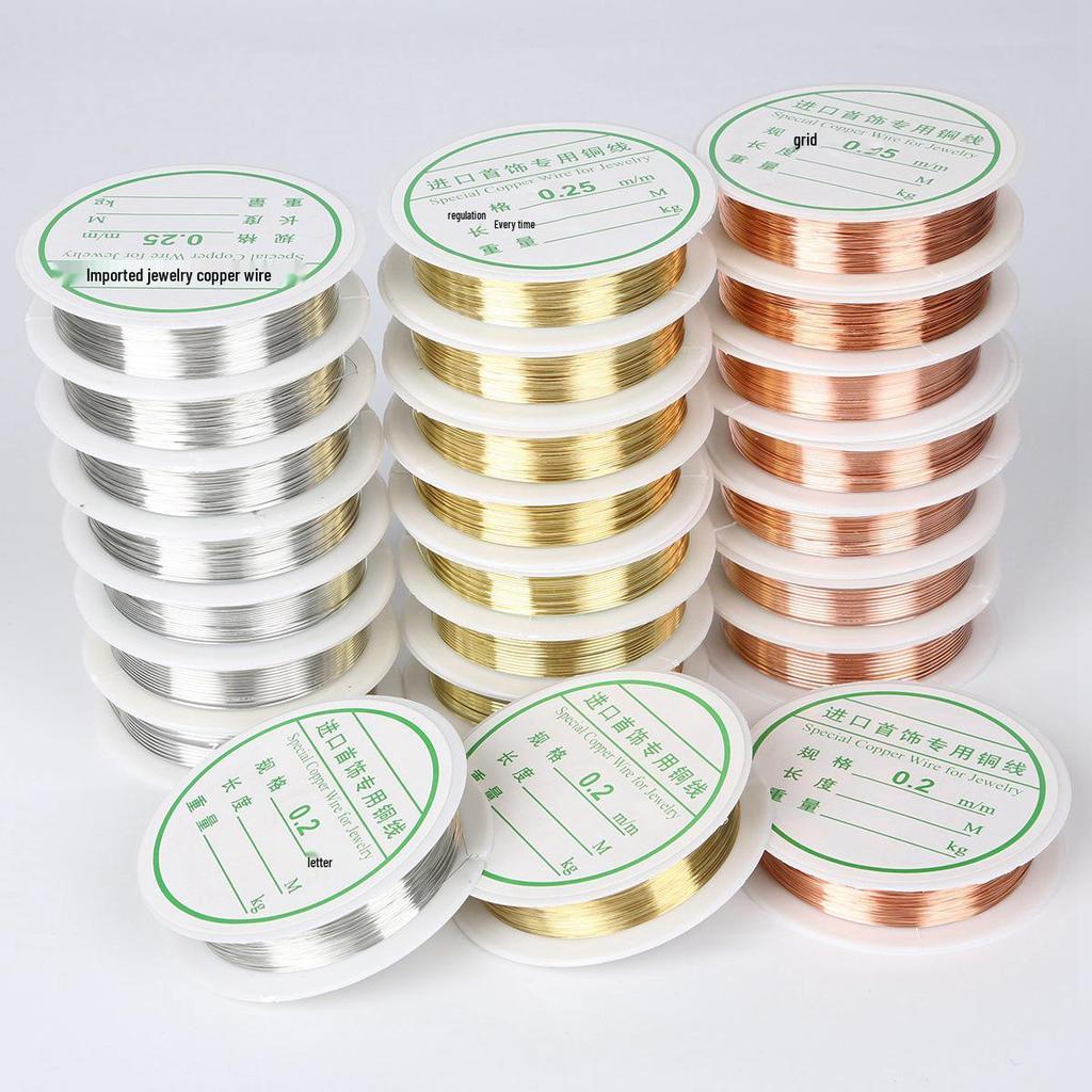 Copper Wire for Shaping, Jewelry, DIY Crafts, Hairpin Accents, and Accessories