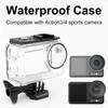 Waterdichte Behuizing voor Actiecamera voor    3/4 IP68 Waterdicht Hoge Licht   PC 316 Roestvrij Staal Gehard Glas Stofdicht Valbestendig