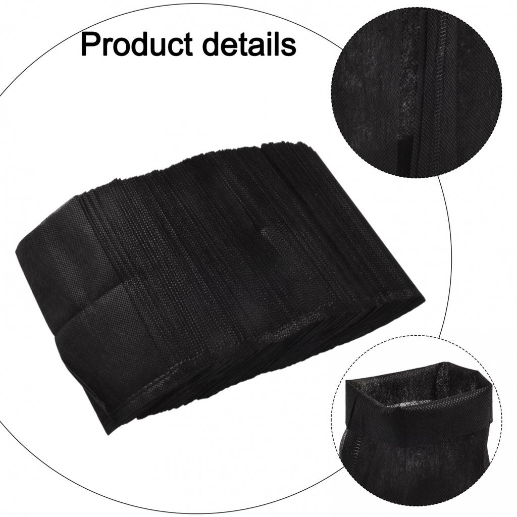 Τσάντες Φυτωρίου για Φυτά 100 τεμ. Μη Υφασμένο Ύφασμα για Μεταφύτευση