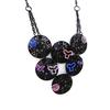 NOA [H9114] - Designer Necklace 'Carmen' Pink Blue